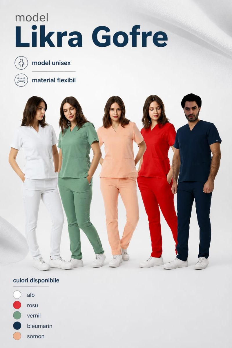 06be7122-5e41-4ed3-9773-2de88bda3c7a Costum Medical Gofre Likra - imagine 1