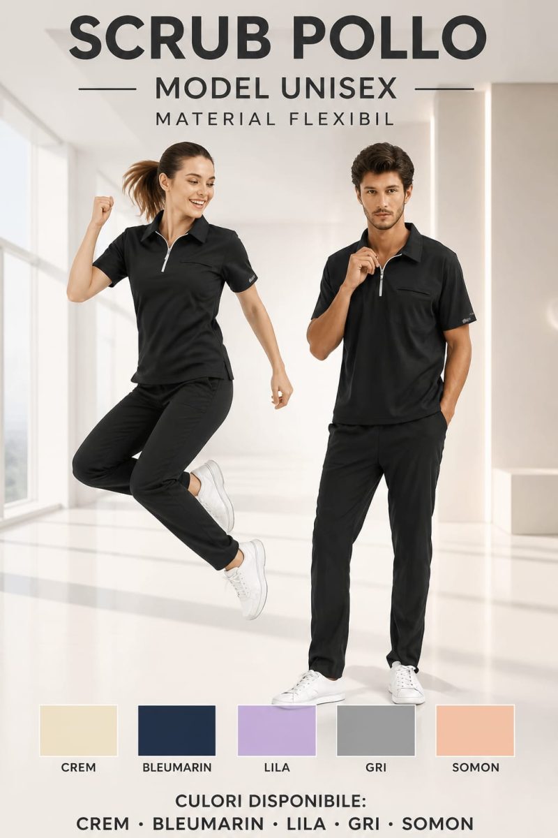79210627-5efe-4c38-b52f-7f7337043fc6 Costum medical - Scrub Polo - imagine 1